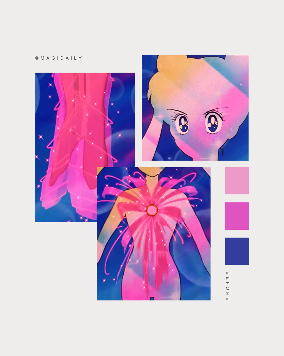Sailor Moon – First Transformation in the Anime (1992, Episode 1)