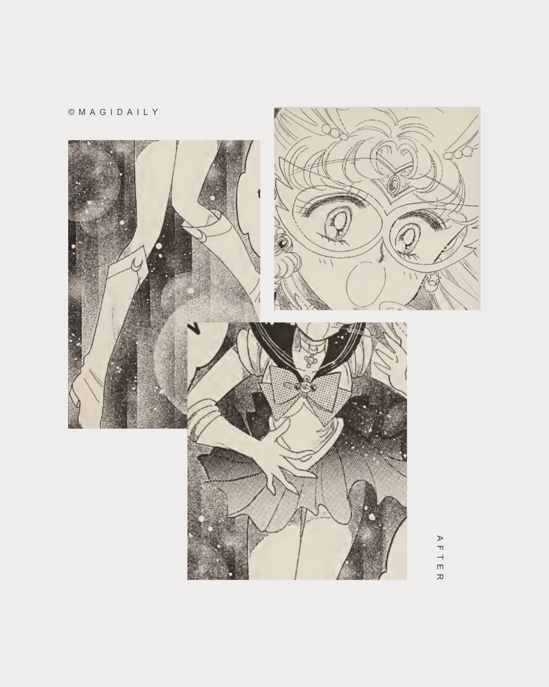 Sailor Moon – First Transformation in the Manga (1991, Act. 1)